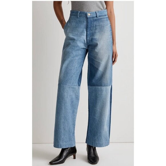 Madewell Womens $585 B Sides™ Reworked Trouser Jeans Size 24 NN604 - Picture 3 of 10